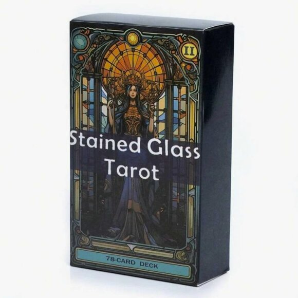 Stained Glass Tarot 78 Card Deck NWT - Picture 2 of 5